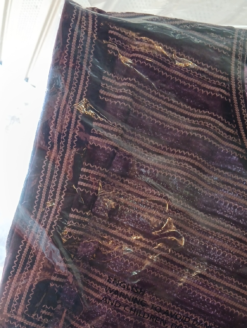 Democracy Dark Boysenberry Top with Light Pink Embroidery. NEVER WORN - Picture 6 of 9